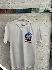 Beyaz Baskılı Tshirt
