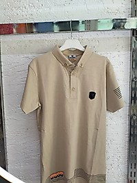 Polo Yaka Krem Tshirt