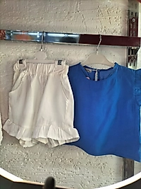 Mavi Bluz-Şort Takım