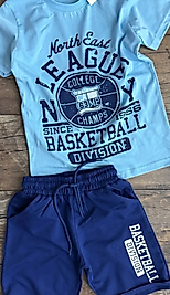 Penye şortlu takım