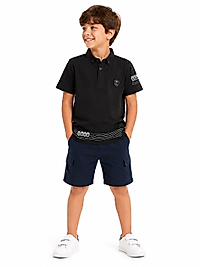 Siyah Polo Yaka Tshirt
