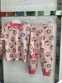 Cupcake Baskılı Pijama Takımı