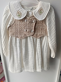Kız bebek müslin elbise