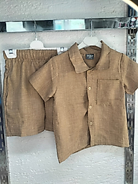 Kahverengi Gomlek Takım