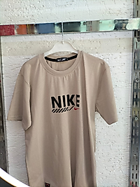 Krem Marka  Baskılı Tshirt