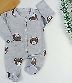 Erkek bebek tulum patikli