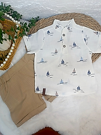 Keten şortlu takım