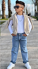 Erkek Çocuk Ceketli 3lü Takım